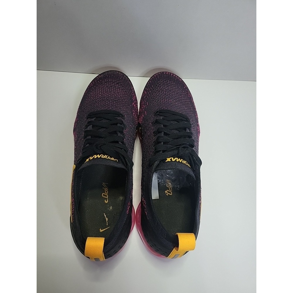 Size 9.5 - Nike Air VaporMax Flyknit 2 Pink Blast 2018 Men 942842-008 Excellent - Picture 6 of 10